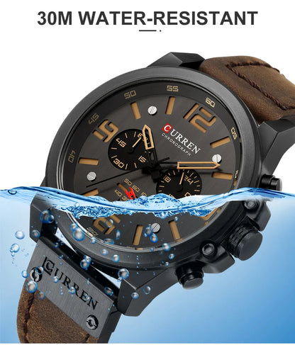 CURREN Mens Watches Top Luxury Brand Sport Wrist Watch