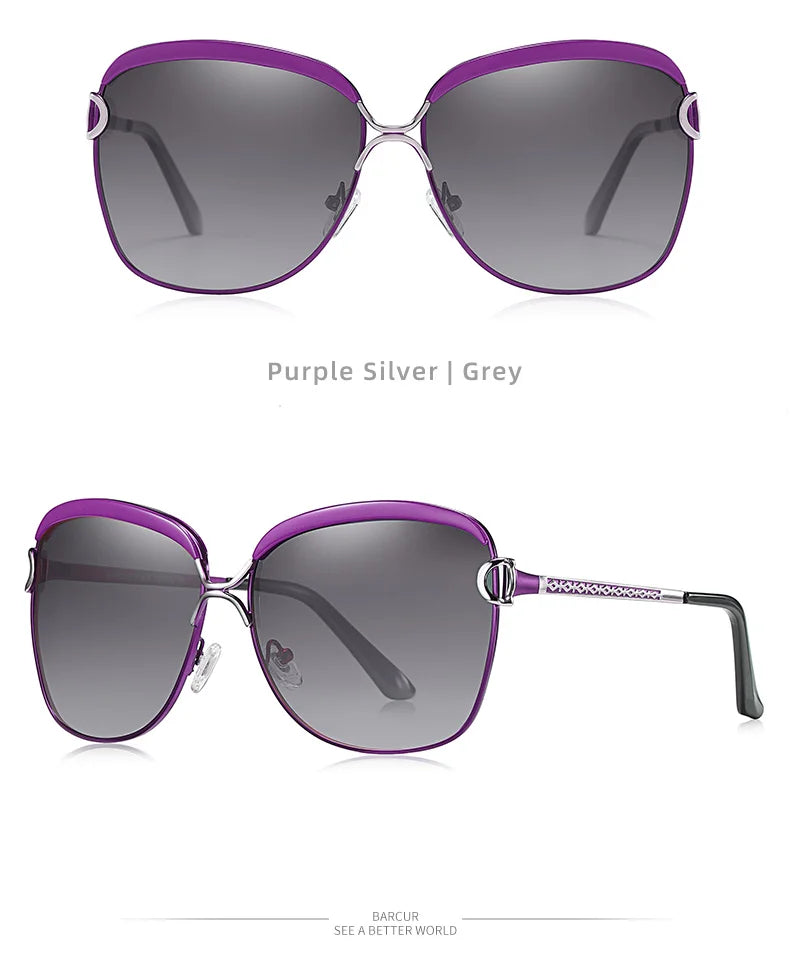 Polarized Ladies Sunglasses Women Gradient Lens
