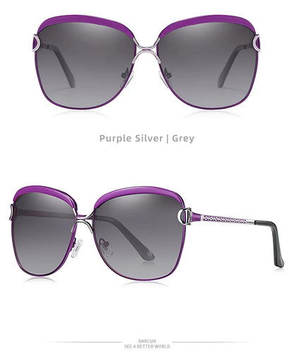 Polarized Ladies Sunglasses Women Gradient Lens