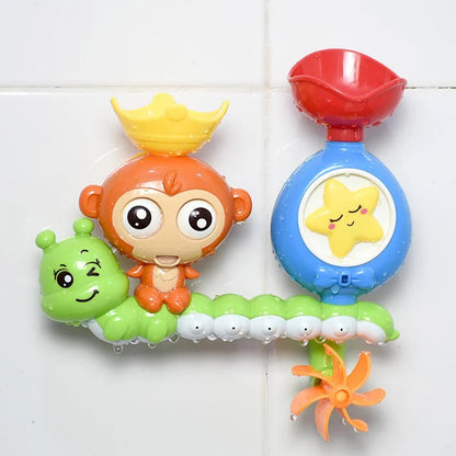 New Baby Bath Kids Toys Rainbow Shower Pipeline