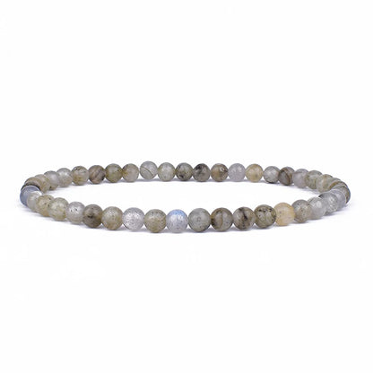 Mini Energy Charm Bracelet Natural Stone Beads Yoga Healing