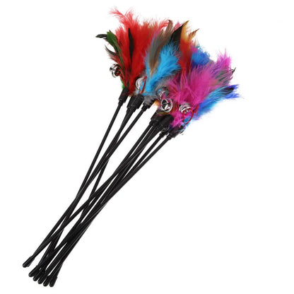 Funny Kitten Cat Teaser Interactive Toy Rod
