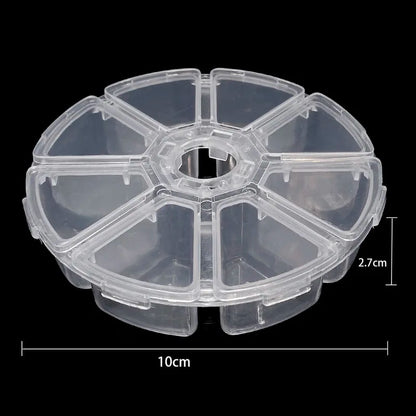 19 Style Plastic Storage Jewelry Box Compartment