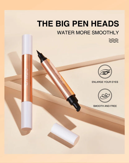 Eyeliner Stamp Black Liquid Eyeliner Pen Waterproof Fast Dry