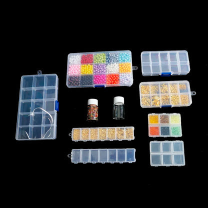 19 Style Plastic Storage Jewelry Box Compartment