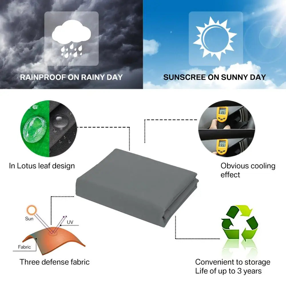 Waterproof Sun Shelter Triangle Sunshade Protection Outdoor