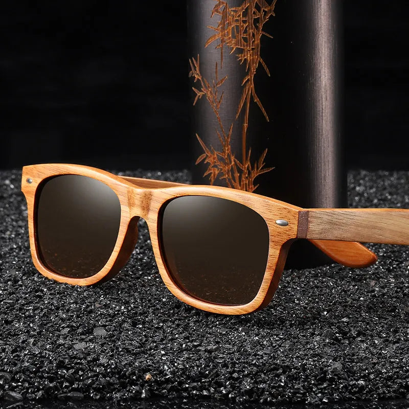 GM Natural Wood Sunglasses Polarized Wooden Sunglasses