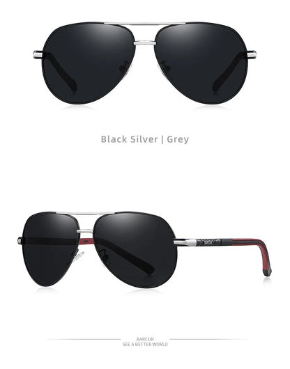 BARCUR Design Polarized Sunglasses for Men Women