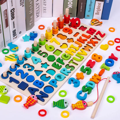 3D Preschool Children Educational Toys Wooden Montessori