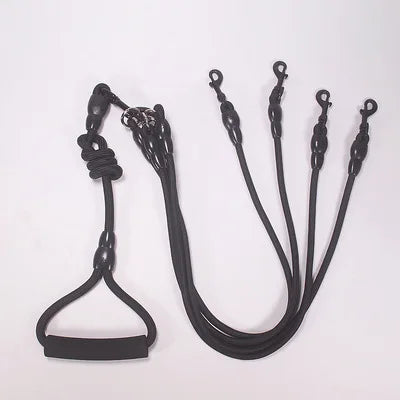 Pet Dog Leash Nylon Rope Double Dual Two Heads Dogs Leash