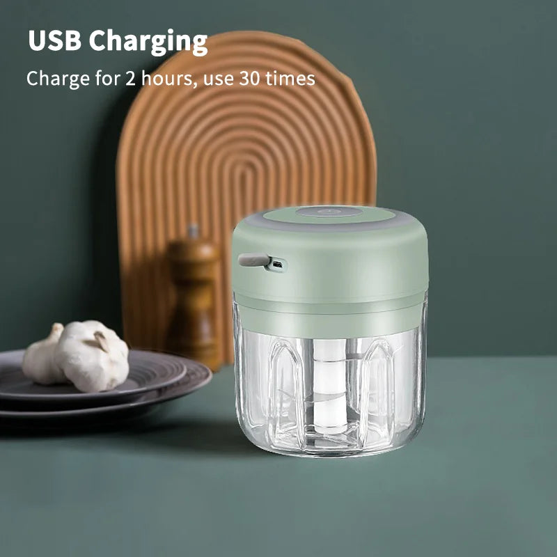 Meat Grinder Electric Garlic Crusher Food Chopper