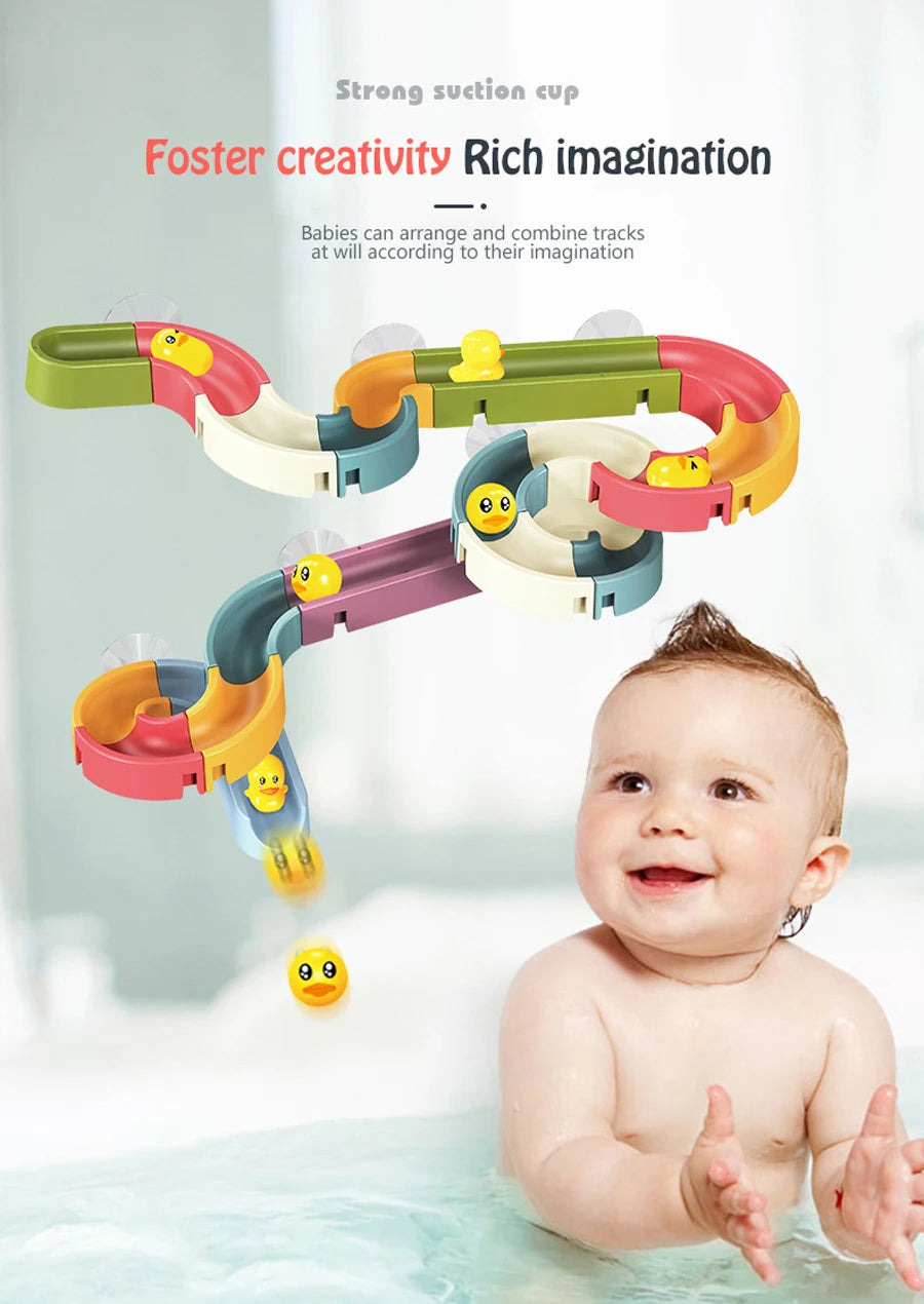 New Baby Bath Kids Toys Rainbow Shower Pipeline