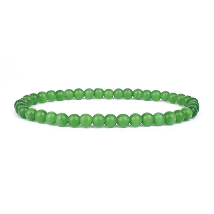 Mini Energy Charm Bracelet Natural Stone Beads Yoga Healing