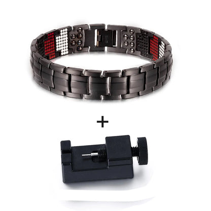 Magnetic Titanium Bracelet Men Health Energy Benefits