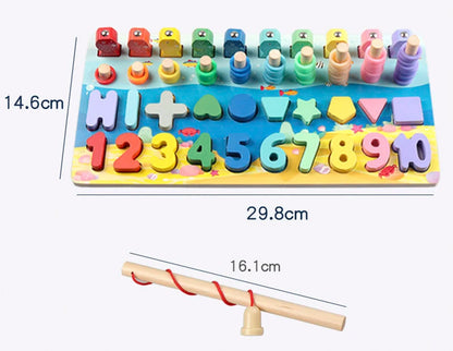 3D Preschool Children Educational Toys Wooden Montessori