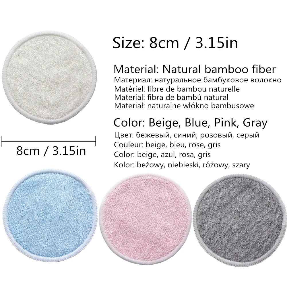 Reusable Bamboo Makeup Remover Pads