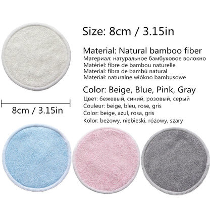 Reusable Bamboo Makeup Remover Pads