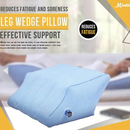 Inflatable Velvet Leg Pillow Plastic Camping Soft Inflatable