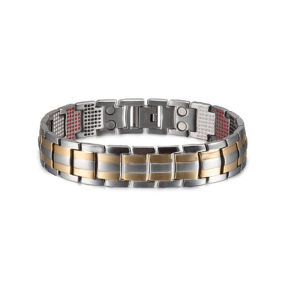 Magnetic Titanium Bracelet Men Health Energy Benefits