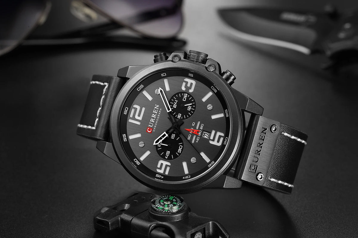 CURREN Mens Watches Top Luxury Brand Sport Wrist Watch