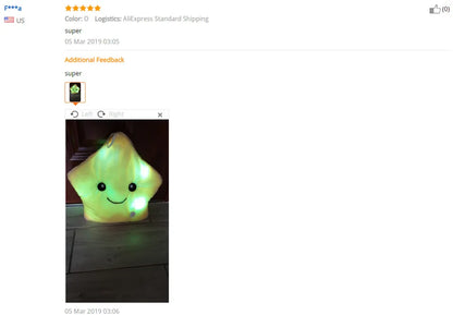 Creative Toy Luminous Pillow Soft Stuffed Plush Glowing