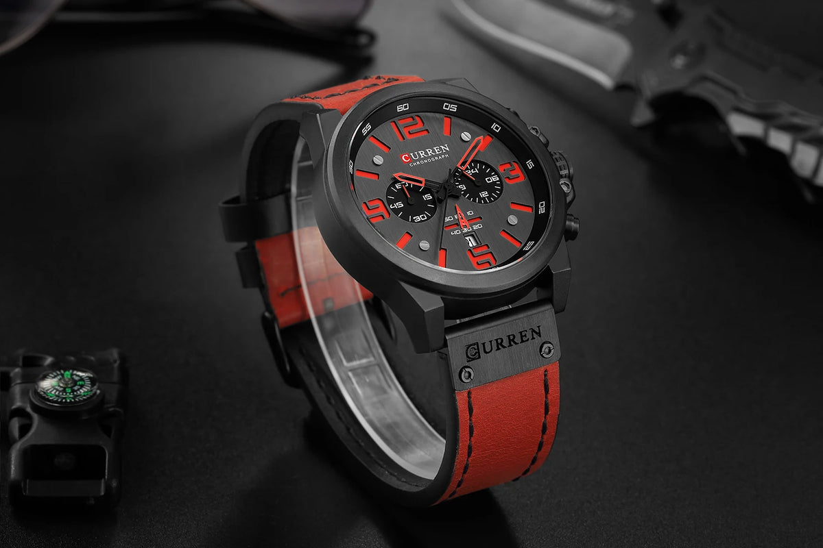 CURREN Mens Watches Top Luxury Brand Sport Wrist Watch