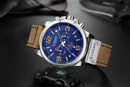 CURREN Mens Watches Top Luxury Brand Sport Wrist Watch