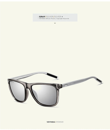 VEITHDIA Brand Sunglasses Unisex Retro Aluminum+TR90