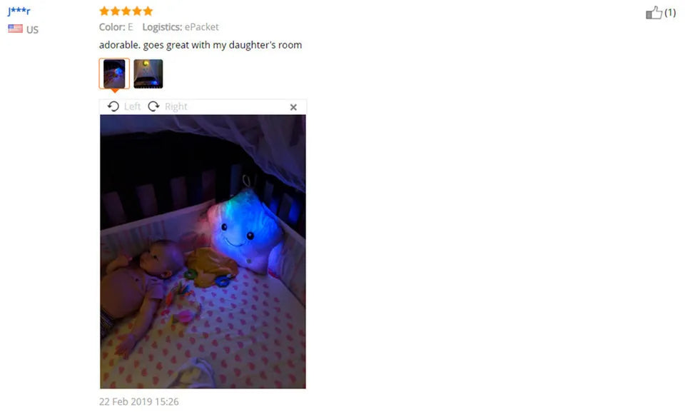 Creative Toy Luminous Pillow Soft Stuffed Plush Glowing
