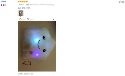 Creative Toy Luminous Pillow Soft Stuffed Plush Glowing