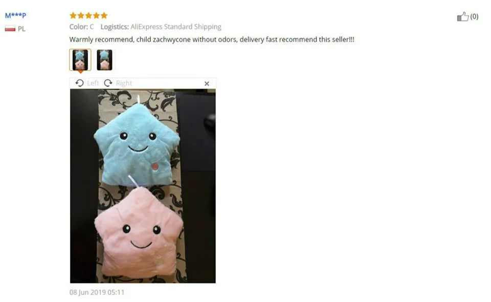 Creative Toy Luminous Pillow Soft Stuffed Plush Glowing
