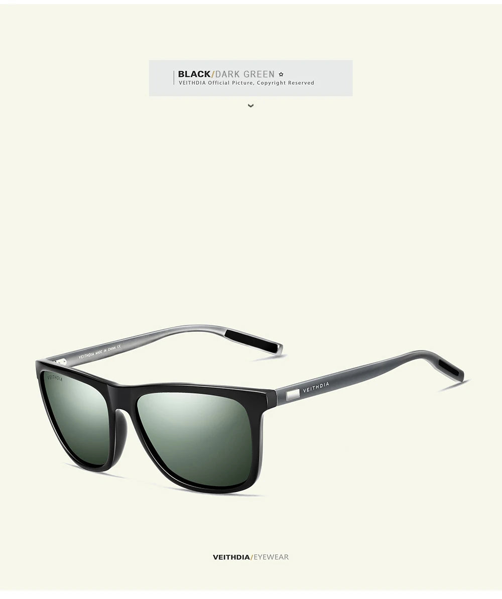 VEITHDIA Brand Sunglasses Unisex Retro Aluminum+TR90