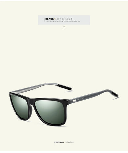 VEITHDIA Brand Sunglasses Unisex Retro Aluminum+TR90