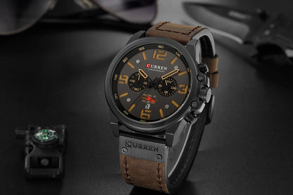 CURREN Mens Watches Top Luxury Brand Sport Wrist Watch