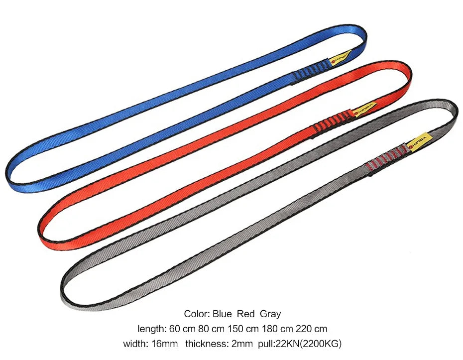 Professional Outdoor Rock Climbing Equipment Sling Belt