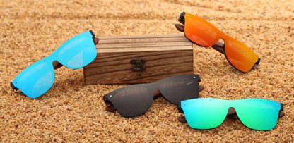 Black Walnut Sunglasses Wood Polarized Sunglasses Men