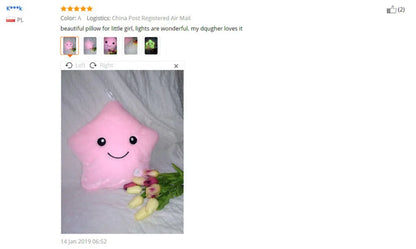 Creative Toy Luminous Pillow Soft Stuffed Plush Glowing