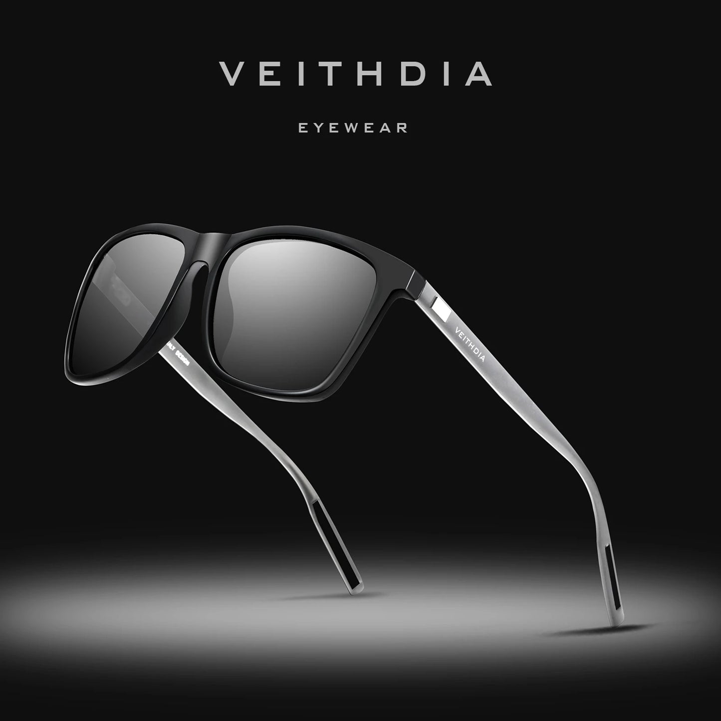 VEITHDIA Brand Sunglasses Unisex Retro Aluminum+TR90