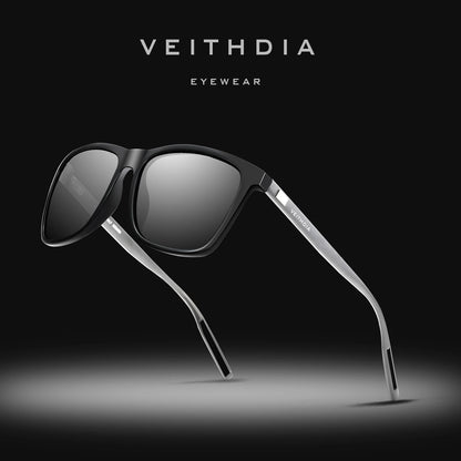 VEITHDIA Brand Sunglasses Unisex Retro Aluminum+TR90