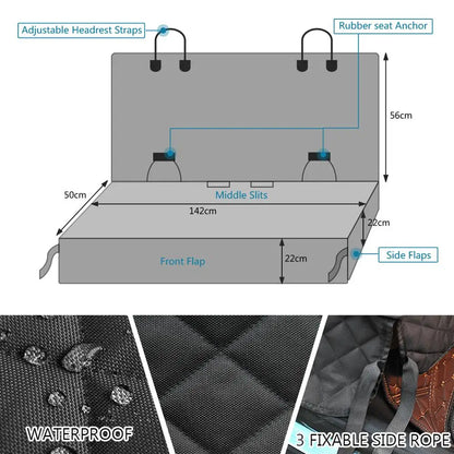 Dog Car Seat Cover Pet Travel Carrier Mattress Seat Protector