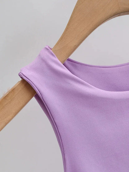 Summer Fashion Women Sexy Slim Tops O-neck Sleeveless