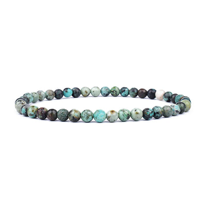 Mini Energy Charm Bracelet Natural Stone Beads Yoga Healing