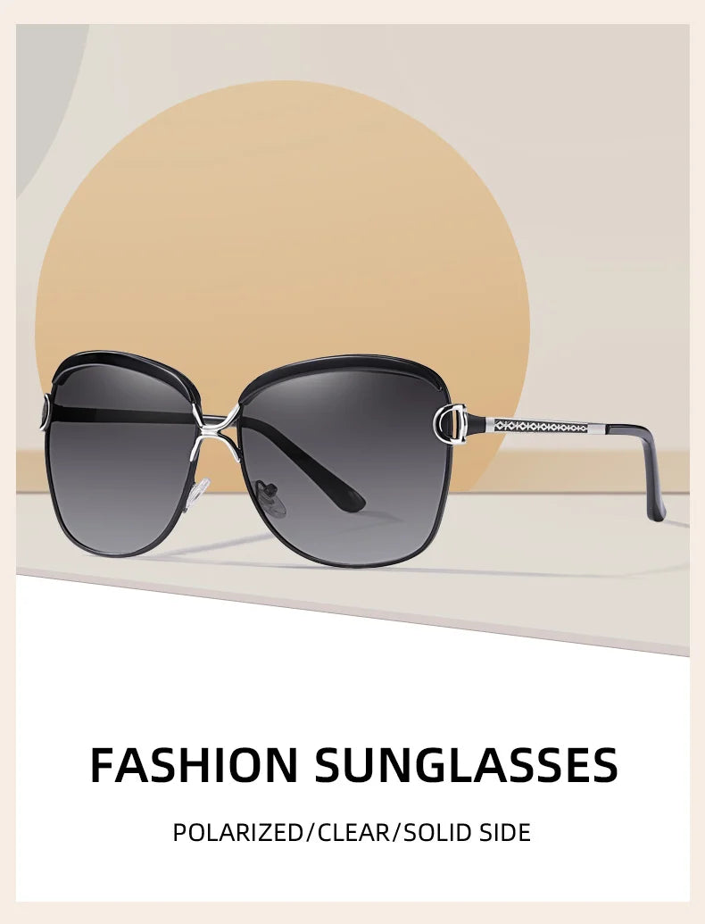 Polarized Ladies Sunglasses Women Gradient Lens