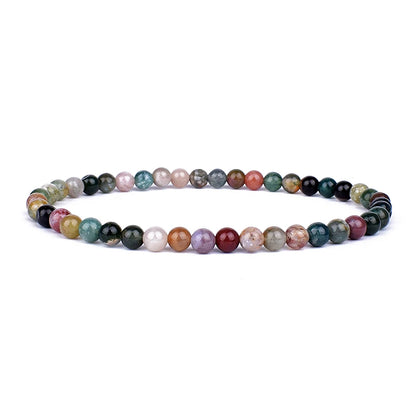 Mini Energy Charm Bracelet Natural Stone Beads Yoga Healing