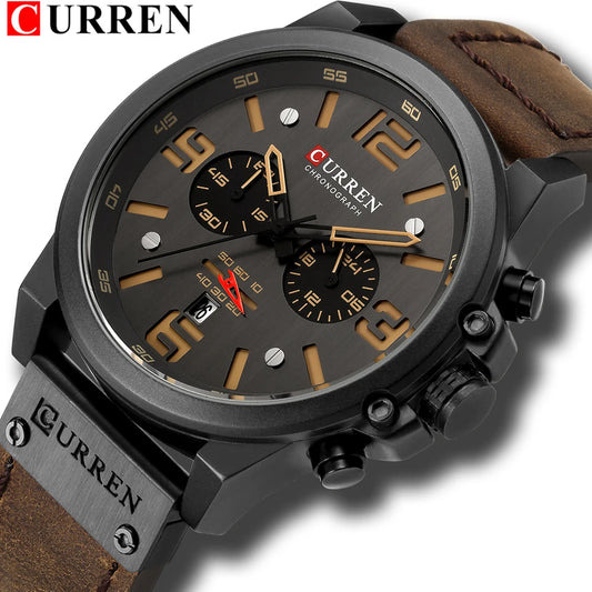 CURREN Mens Watches Top Luxury Brand Sport Wrist Watch