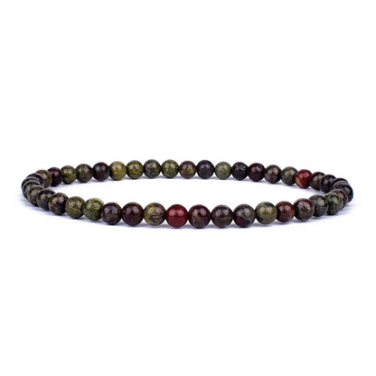 Mini Energy Charm Bracelet Natural Stone Beads Yoga Healing