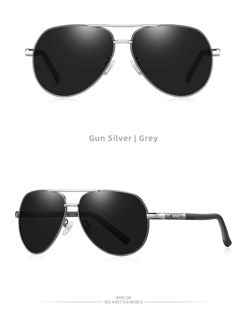 BARCUR Design Polarized Sunglasses for Men Women