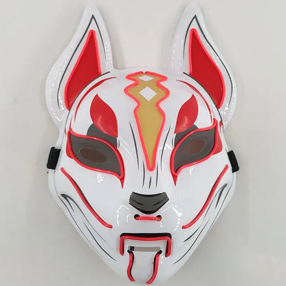 Glowing  Demon Slayer Mask Cosplay Japanese Cartoon