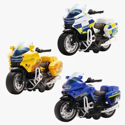 Car Model Alloy Pull Back Motorcycle Men's Locomotive