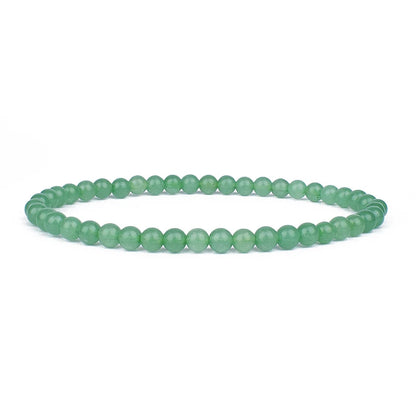 Mini Energy Charm Bracelet Natural Stone Beads Yoga Healing